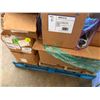 Image 13 : Contents of Pallet: Potter Pressure Actuated Switches, Gauges, Sprinkler Heads, Pipe Hangers, etc