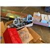 Image 5 : Contents of Pallet: Potter Pressure Actuated Switches, Gauges, Sprinkler Heads, Pipe Hangers, etc