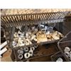 Image 11 : Qty 2 Wire Rack Shelving Units & Contents: Pipe Fittings, Couplings, Hardware, etc