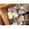 Image 19 : Contents of Shelf: Pipe Fittings, Couplings, Hardware, etc (shelf not included)