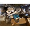 Image 10 : Qty 4 Wire Rack Shelving Units & Contents: Drain Pipes, Strainers, Hose, Hardware, etc
