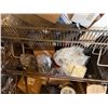 Image 33 : Qty 4 Wire Rack Shelving Units & Contents: Drain Pipes, Strainers, Hose, Hardware, etc