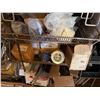 Image 34 : Qty 4 Wire Rack Shelving Units & Contents: Drain Pipes, Strainers, Hose, Hardware, etc