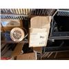 Image 35 : Qty 4 Wire Rack Shelving Units & Contents: Drain Pipes, Strainers, Hose, Hardware, etc
