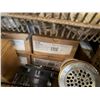 Image 37 : Qty 4 Wire Rack Shelving Units & Contents: Drain Pipes, Strainers, Hose, Hardware, etc