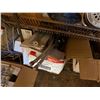 Image 40 : Qty 4 Wire Rack Shelving Units & Contents: Drain Pipes, Strainers, Hose, Hardware, etc