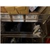 Image 45 : Qty 4 Wire Rack Shelving Units & Contents: Drain Pipes, Strainers, Hose, Hardware, etc