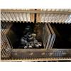 Image 46 : Qty 4 Wire Rack Shelving Units & Contents: Drain Pipes, Strainers, Hose, Hardware, etc