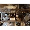 Image 5 : Qty 4 Wire Rack Shelving Units & Contents: Drain Pipes, Strainers, Hose, Hardware, etc