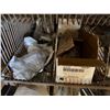 Image 7 : Qty 4 Wire Rack Shelving Units & Contents: Drain Pipes, Strainers, Hose, Hardware, etc