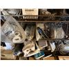 Image 8 : Qty 4 Wire Rack Shelving Units & Contents: Drain Pipes, Strainers, Hose, Hardware, etc