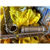 Image 15 : Qty 5 Wire Rack Shelving Units & Contents: Pipe Fittings, Couplings, Caps, Hardware, etc