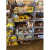 Image 18 : Qty 5 Wire Rack Shelving Units & Contents: Pipe Fittings, Couplings, Caps, Hardware, etc