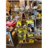 Image 2 : Qty 5 Wire Rack Shelving Units & Contents: Pipe Fittings, Couplings, Caps, Hardware, etc