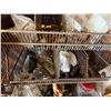 Image 69 : Qty 5 Wire Rack Shelving Units & Contents: Pipe Fittings, Couplings, Caps, Hardware, etc