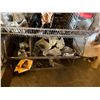 Image 75 : Qty 5 Wire Rack Shelving Units & Contents: Pipe Fittings, Couplings, Caps, Hardware, etc