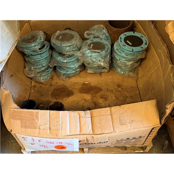Box Multiple Frank Pattern 40TCSL Slotted Cast Iron Closet Flanges