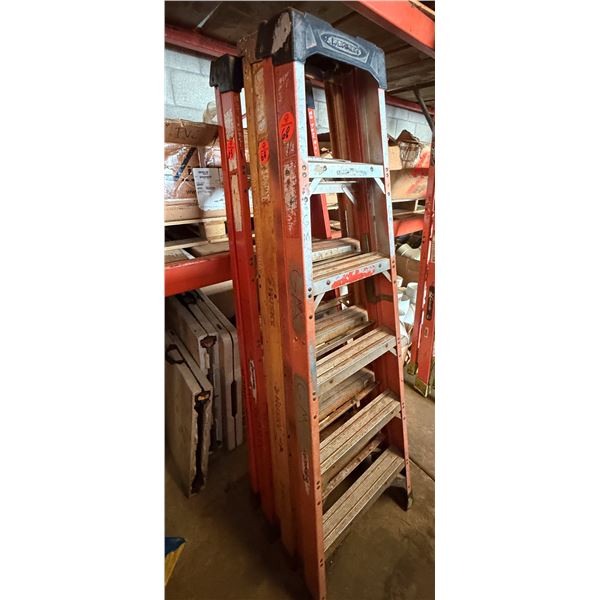 Qty 3 Werner & Husky Step Ladders