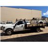 Image 2 : 2017 Ford F350 Stake Flatbed Truck w/ Roof Rack Lic. 432KBS, 027651 Miles (Starts/Runs)