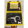 Image 1 : NFP Pilot Clamp Locking Hole Saw Guide w/ Irwin Vise Grip in Hard Case