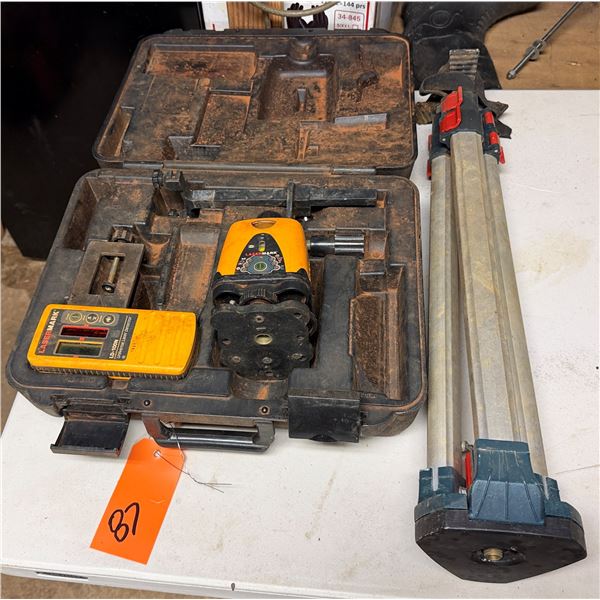 LaserMark LD100N Laser Detector, LM30 Rotary Laser & Tripod Stand in Hard Case