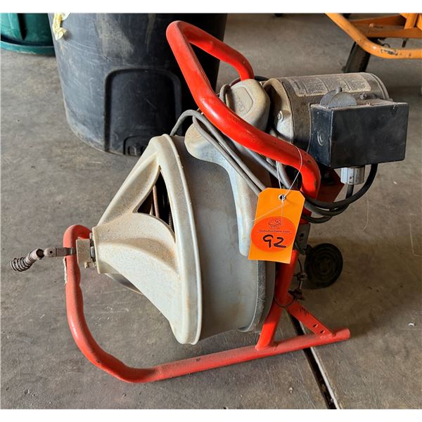 Ridgid Kollmann K-380 Drain Cleaning Auger Drum Machine