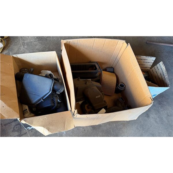 Qty 3 Boxes Misc Motorcycle Parts (?)
