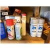 Image 5 : Contents of Shelf: Poly Sprayers, Spray Paint, Propane Tank, Gas Cans, Adhesives, etc (shelf not inc