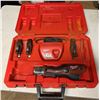 Image 1 : Milwaukee Force Logic Press Tool w/ 3 Crimp Press Jaws in Hard Case