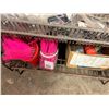 Image 24 : Qty 5 Wire Rack Shelving Units & Contents: Pipe Fittings, Wire, IPS Flashing, Ties, Hardware, etc