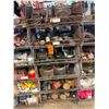 Image 25 : Qty 5 Wire Rack Shelving Units & Contents: Pipe Fittings, Wire, IPS Flashing, Ties, Hardware, etc
