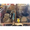 Image 26 : Qty 5 Wire Rack Shelving Units & Contents: Pipe Fittings, Wire, IPS Flashing, Ties, Hardware, etc