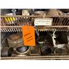 Image 28 : Qty 5 Wire Rack Shelving Units & Contents: Pipe Fittings, Wire, IPS Flashing, Ties, Hardware, etc