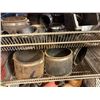 Image 29 : Qty 5 Wire Rack Shelving Units & Contents: Pipe Fittings, Wire, IPS Flashing, Ties, Hardware, etc