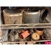 Image 30 : Qty 5 Wire Rack Shelving Units & Contents: Pipe Fittings, Wire, IPS Flashing, Ties, Hardware, etc