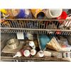 Image 35 : Qty 5 Wire Rack Shelving Units & Contents: Pipe Fittings, Wire, IPS Flashing, Ties, Hardware, etc