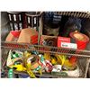 Image 37 : Qty 5 Wire Rack Shelving Units & Contents: Pipe Fittings, Wire, IPS Flashing, Ties, Hardware, etc
