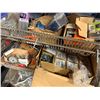 Image 43 : Qty 5 Wire Rack Shelving Units & Contents: Pipe Fittings, Wire, IPS Flashing, Ties, Hardware, etc
