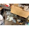 Image 45 : Qty 5 Wire Rack Shelving Units & Contents: Pipe Fittings, Wire, IPS Flashing, Ties, Hardware, etc