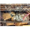 Image 8 : Qty 5 Wire Rack Shelving Units & Contents: Pipe Fittings, Wire, IPS Flashing, Ties, Hardware, etc