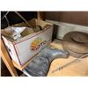 Image 10 : Contents of Shelf: Foam Weatherseal, Ear Plugs, Cords, Pipe Fittings, etc (shelf not included)