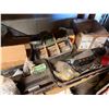 Image 7 : Contents of Shelf: Foam Weatherseal, Ear Plugs, Cords, Pipe Fittings, etc (shelf not included)