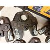 Image 10 : Ridgid RP330 Pressing Tool Assembly w/ 6 ProPress Expansion Heads in Hard Case
