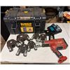 Image 1 : Ridgid RP330 Pressing Tool Assembly w/ 6 ProPress Expansion Heads in Hard Case