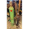 Image 1 : Qty 2 Welding Tanks, Torches, Hoses & Leads on Harper Hand Truck