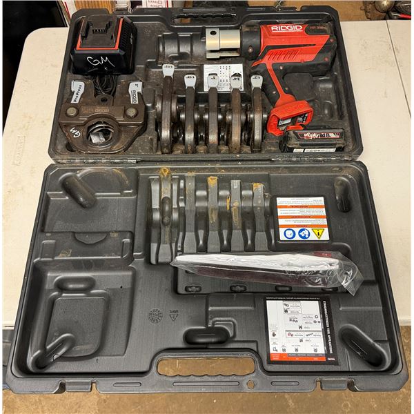 Ridgid RP350  Press Tool Kit w/ 5 Expansion Heads in Hard Case