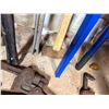 Image 10 : Multiple Industrial Pipe Wrenches, Sledgehammer, Wrecking Claw, etc