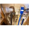 Image 3 : Multiple Industrial Pipe Wrenches, Sledgehammer, Wrecking Claw, etc