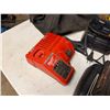 Image 6 : Qty 6 Battery Chargers w/ 3 Batteries: Milwaukee, Ridgid & Dewalt in Carry Case