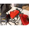 Image 9 : Qty 6 Battery Chargers w/ 3 Batteries: Milwaukee, Ridgid & Dewalt in Carry Case